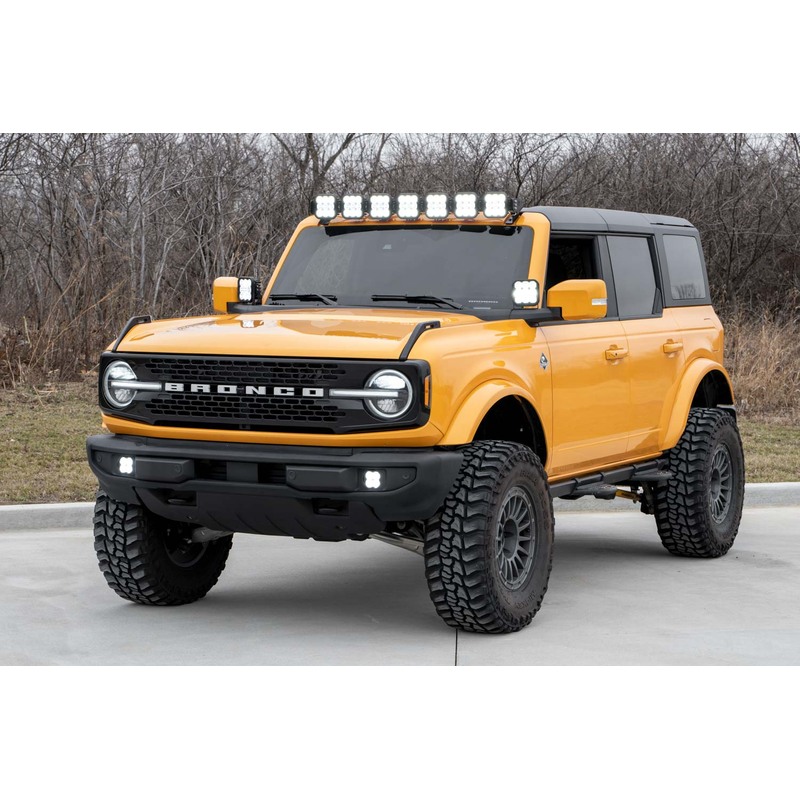  Diode Dynamics - Bronco SS5 Sport CrossLink Windshield White Combo Lightbar Kit